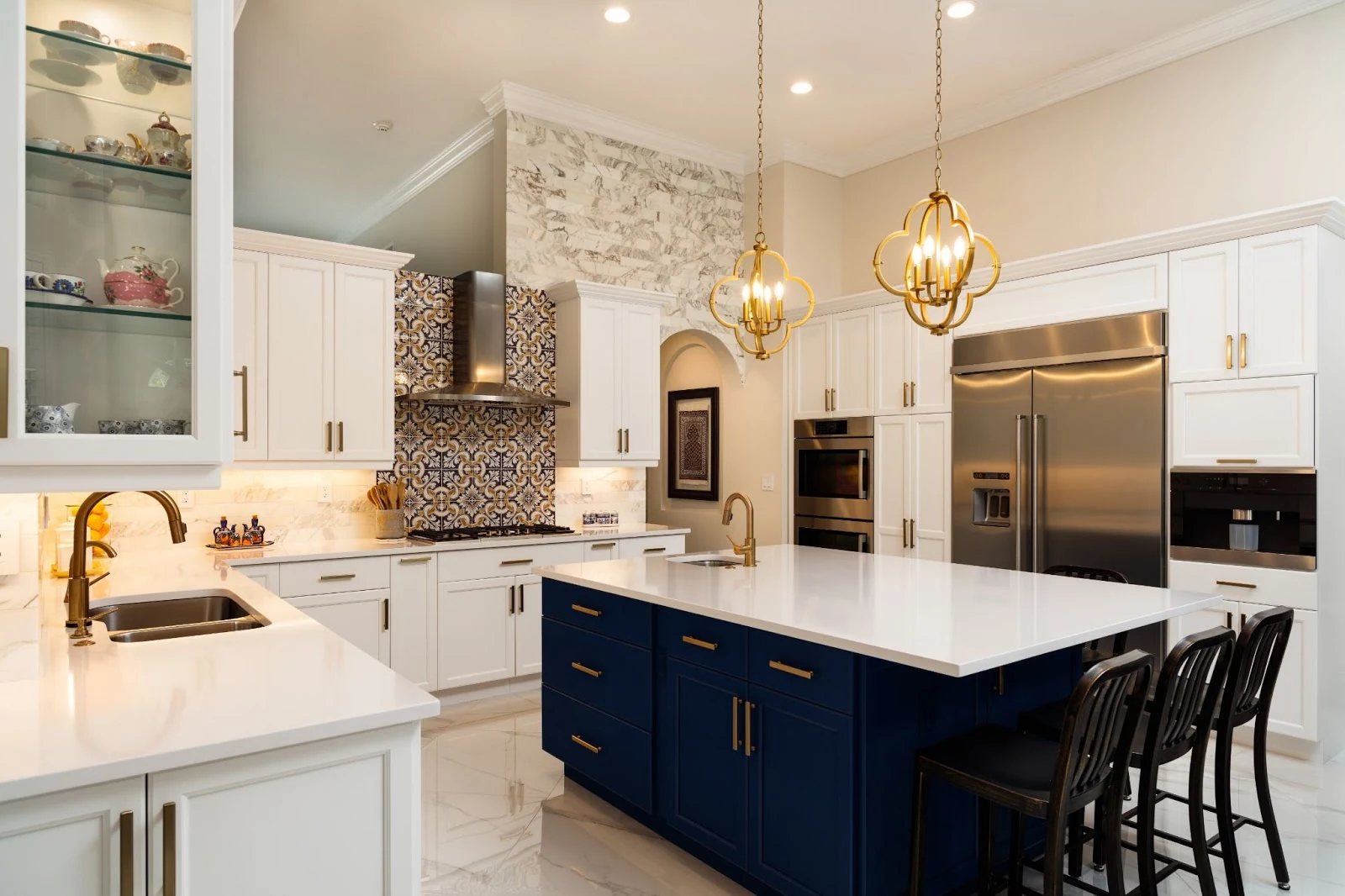 Renovated kitchen in a Washington DC home